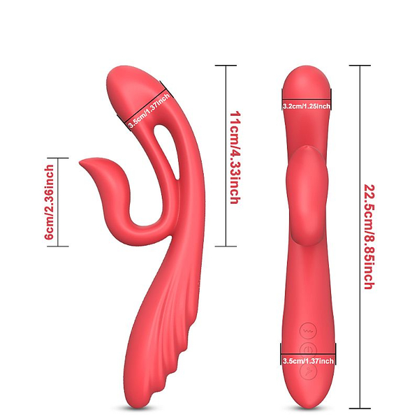 VIBRADOR PONTO G E CLITORIS COM AJUSTE MAGICO