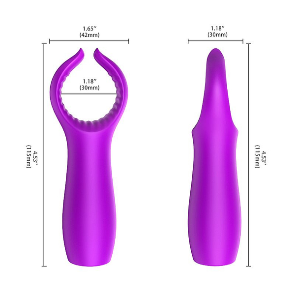 VIBRADOR GARRA PENIANO E CLITORIS RECARREGAVEL AZUL