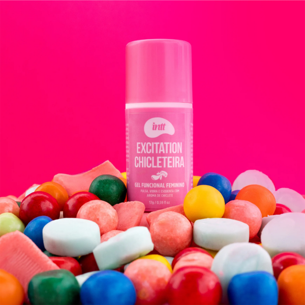 EXCITATION CHICLETEIRA PULSA VIBRA E ESQUENTA 17G INTT