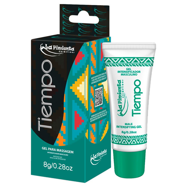 TIEMPO GEL CONTROLE DE EJACULAÇÃO EM BISNAGA 8G LA PIMIENTA