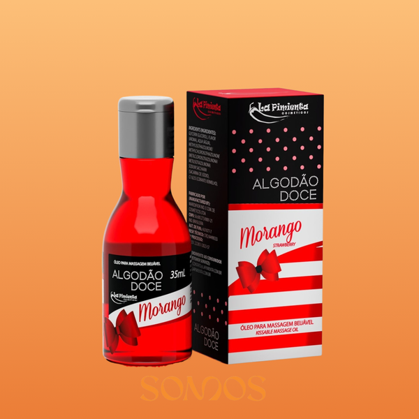 GEL BEIJAVEL LINHA ALGODÃO DOCE HOT 35ML LA PIMIENTA