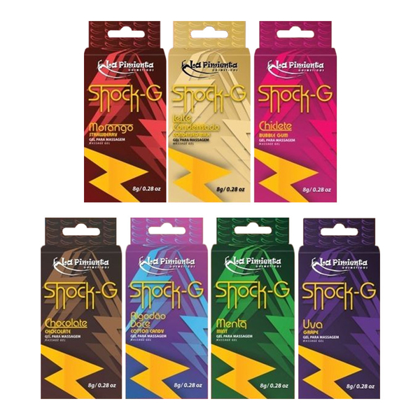 EXCITANTE SHOCK-G EFEITO VIBRAÇÃO BISNAGA 8G LA PIMIENTA...