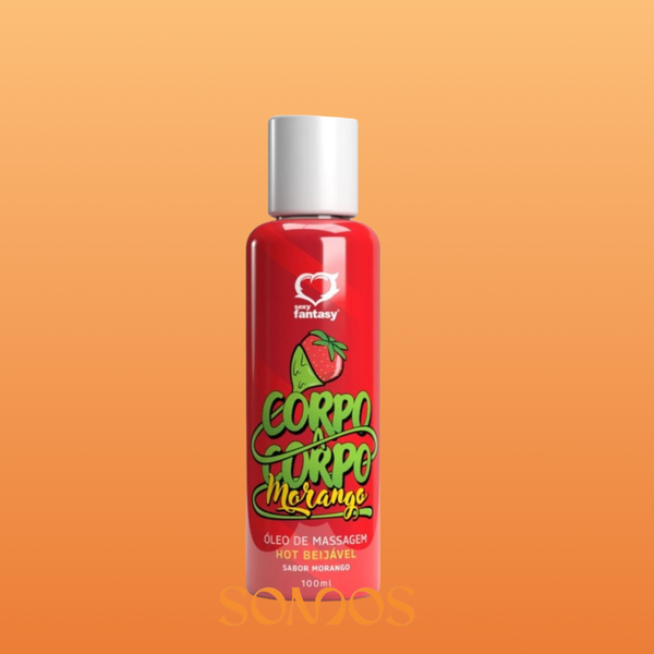 CORPO A CORPO ÓLEO DE MASSAGEM HOT BEIJÁVEL 100ML SEXY FANTASY