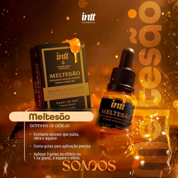 MELTESÃO GEL EXCITANTE ESQUENTA E VIBRA 12ML INTT