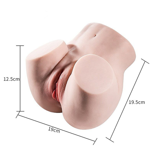 MASTURBADOR BUNDA COM VAGINA E ANUS 2KG