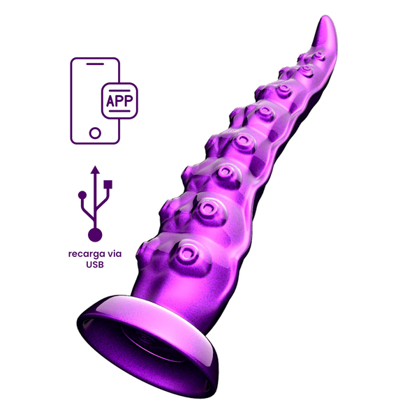 VIBRADOR TENTACULO CONTROLE POR APLICATIVO