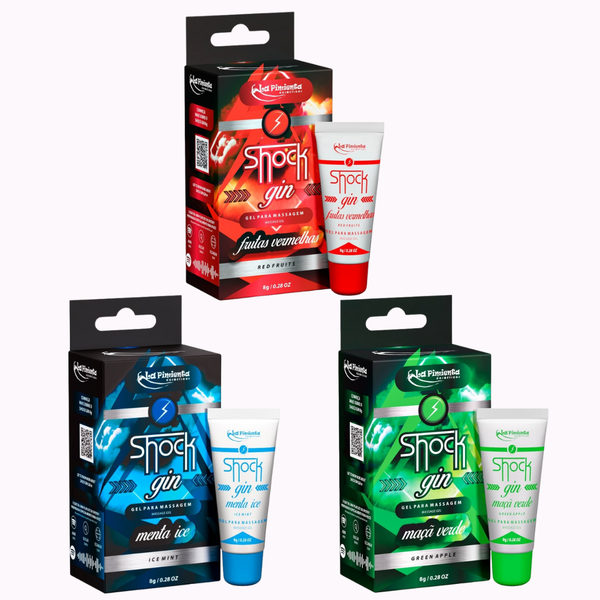 SHOCK-GIN GEL DE VIBRAÇÃO EXCITANTE 8G