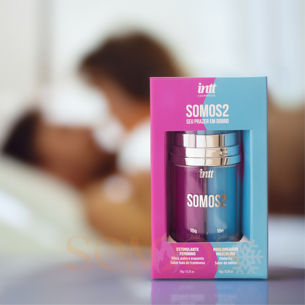 SOMOS2 EXCITANTE FEMININO COM PROLONGADOR MASCULINO INTT
