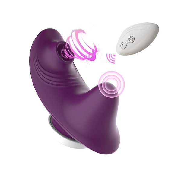 VIBRADOR DE CALCINHA COM ONDAS DE PRESSÃO E CONTROLE REMOTO
