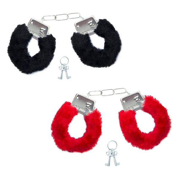 ALGEMA DE METAL SIMPLES COM PELÚCIA CUFFS