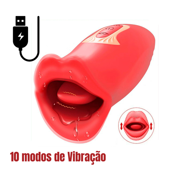 VIBRADOR BOCA E LÍNGUA