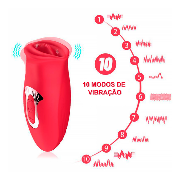 VIBRADOR BOCA E LÍNGUA