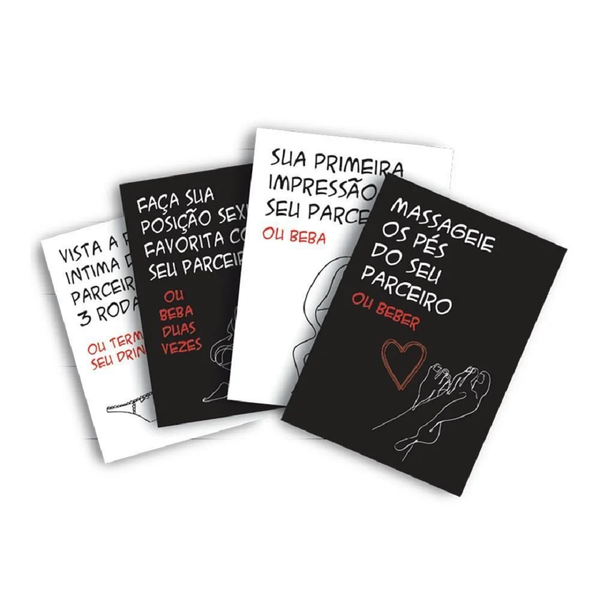 DESEJOS E DRINKS JOGO SENSUAL PARA CASAIS 50 CARTAS