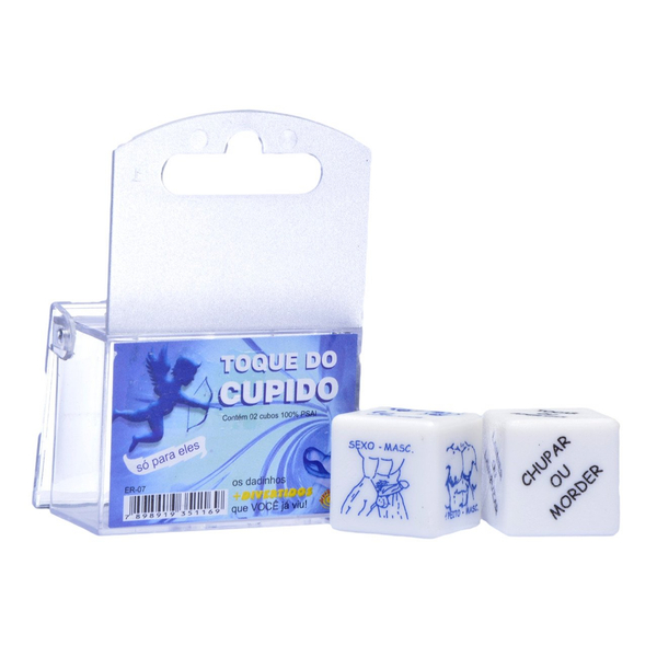 DADOS TOQUE DO CUPIDO SÓ PARA ELES DIVERSÃO AO CUBO