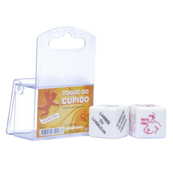 DADOS TOQUE DO CUPIDO SÓ PARA ELAS DIVERSÃO AO CUBO