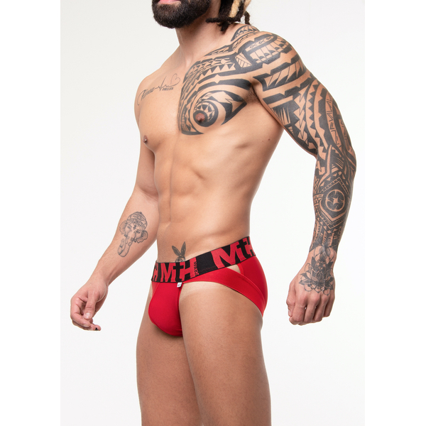 CUECA SUNGA GREGA SUPLEX ELASTICO ESTAMPADO VERMELHO SD CLOTHING