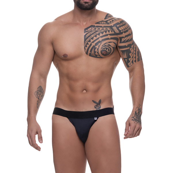 CUECA SLIP EM SUPLEX PRETO SD CLOTHING