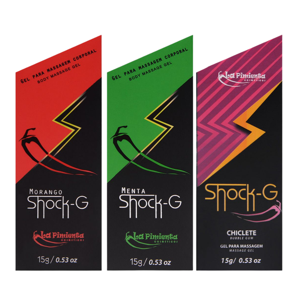 EXCITANTE SHOCK-G EFEITO VIBRAÇÃO AIRLESS 15G LA PIMIENTA