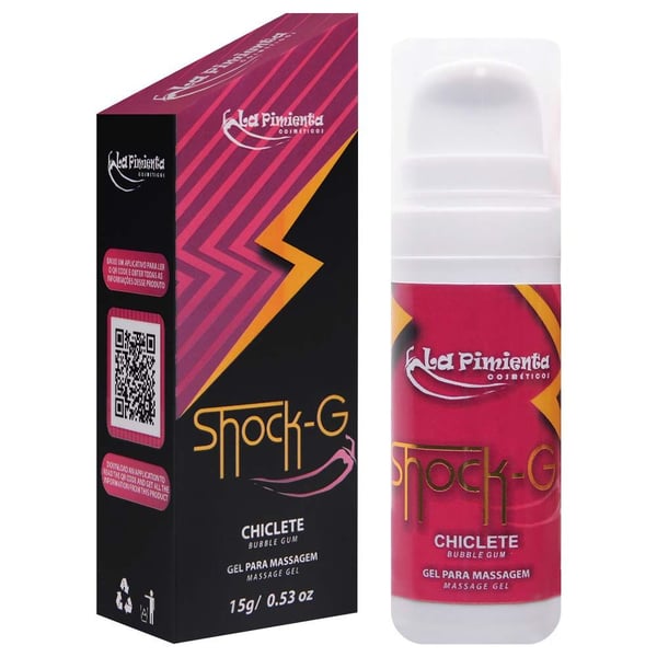 EXCITANTE SHOCK-G EFEITO VIBRAÇÃO AIRLESS 15G LA PIMIENTA