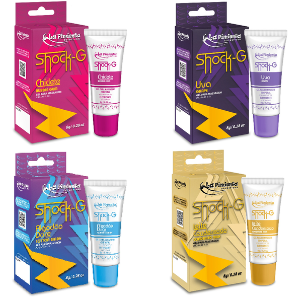 EXCITANTE SHOCK-G EFEITO VIBRAÇÃO AIRLESS 15G LA PIMIENTA