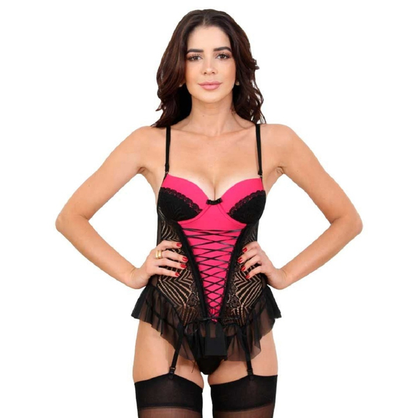 ESPARTILHO MELANIE COM FITAS MACLER LINGERIE