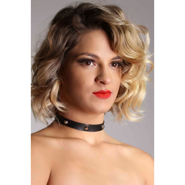 GARGANTILHA COM SPIKES EROS TOYS