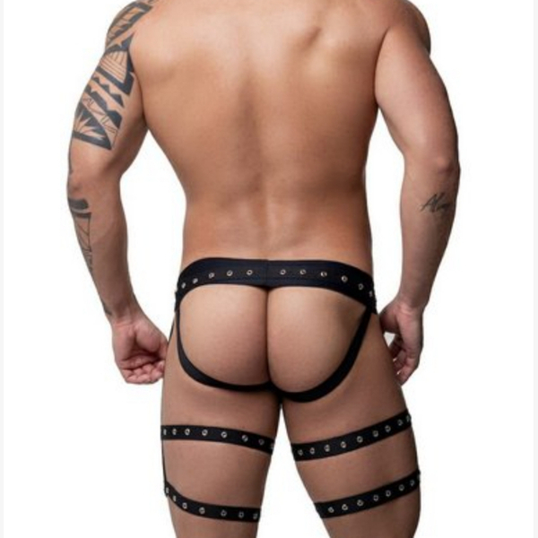 JOCKSTRAPP LIGA PRETA ILHOS SD CLOTHING