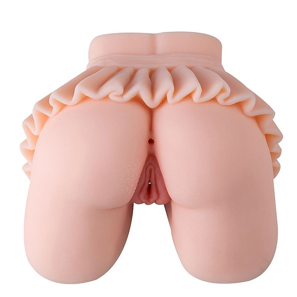 MASTURBADOR MASCULINO FORMATO BUNDA COM VAGINA E ANUS EM CYBERSKIN