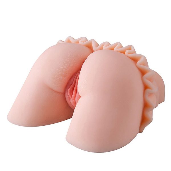 MASTURBADOR MASCULINO FORMATO BUNDA COM VAGINA E ANUS EM CYBERSKIN