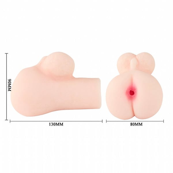 MASTURBADOR MASCULINO FORMATO BUNDA COM ANUS EM CYBERSKIN