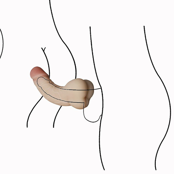 MASTURBADOR MASCULINO CYBERSKIN FORMATO DE PENIS