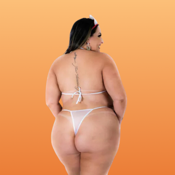 MINI FANTASIA MÉDICA SEXY PLUS SIZE PIMENTA SEXY