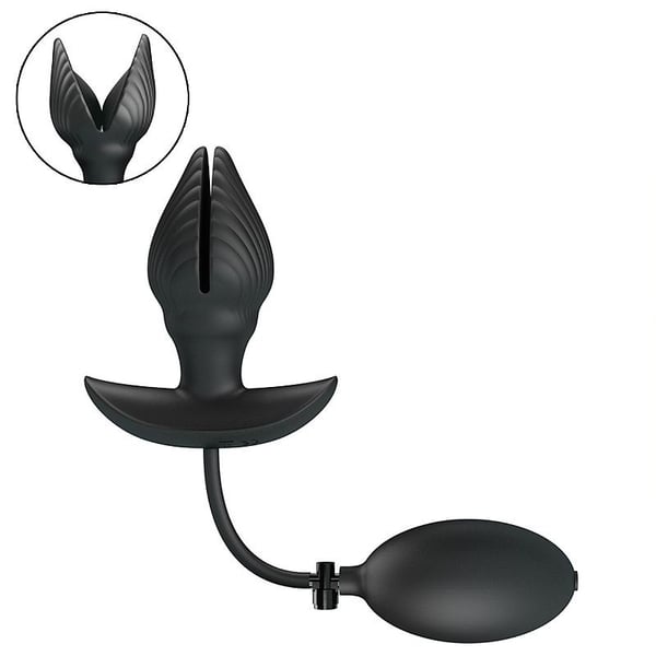 PLUG ANAL INFLAVEL COM VIBRADOR RECARREGAVEL