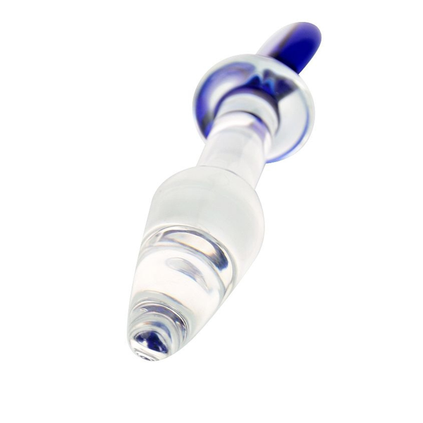 PLUG ANAL DE VIDRO COM BASE CORAÇÃO