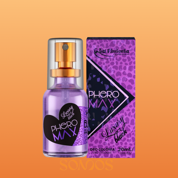 PERFUME PHERO MAX LUXURY BLACK 20ML LA PIMIENTA