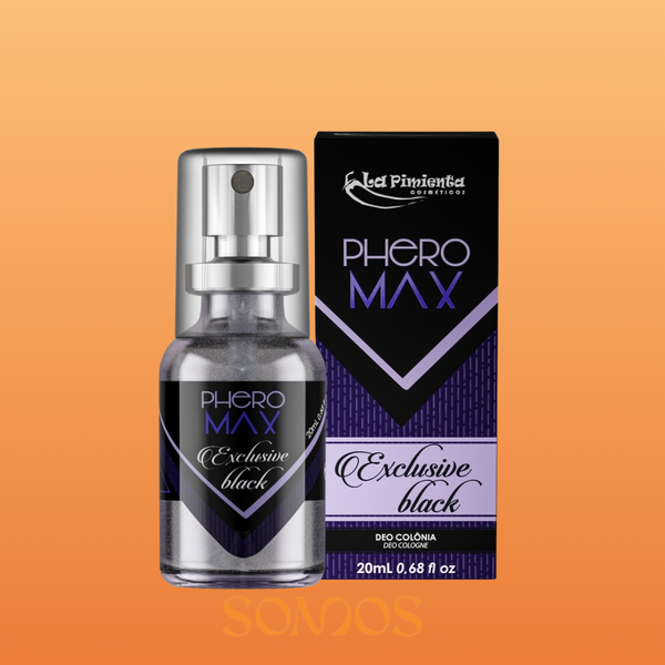 PERFUME PHERO MAX EXCLUSIVE BLACK MASCULINO 20ML LA PIMIENTA