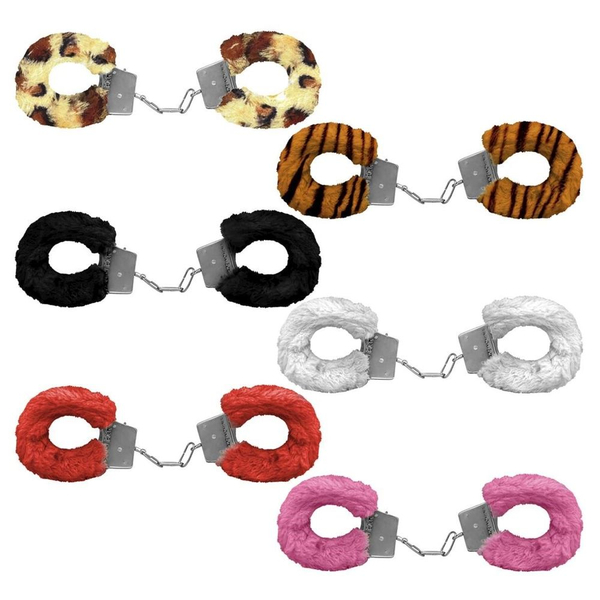 ALGEMA DE METAL SIMPLES COM PELÚCIA CUFFS