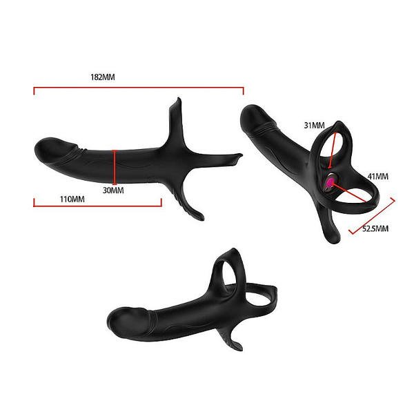 ANEL COMPANHEIRO COM VIBRO E CONTROLE REMOTO