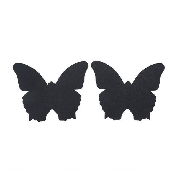 ADESIVO PARA SEIOS NIPPLE COVER BORBOLETA PRETO