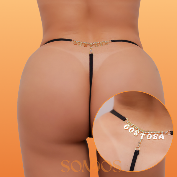 CALCINHA STRASS COSTAS GOSTOSA YAFFA