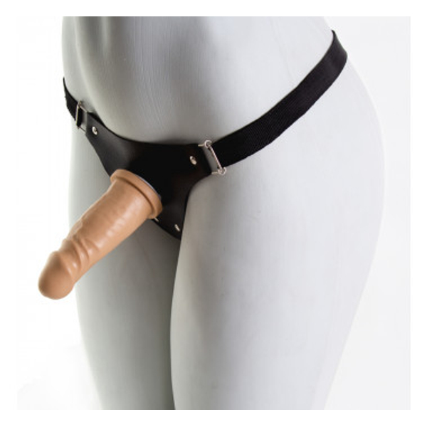 CINTA COM PROTESE PENIANA EM CYBERSKIN 14X4CM ABSOLOO