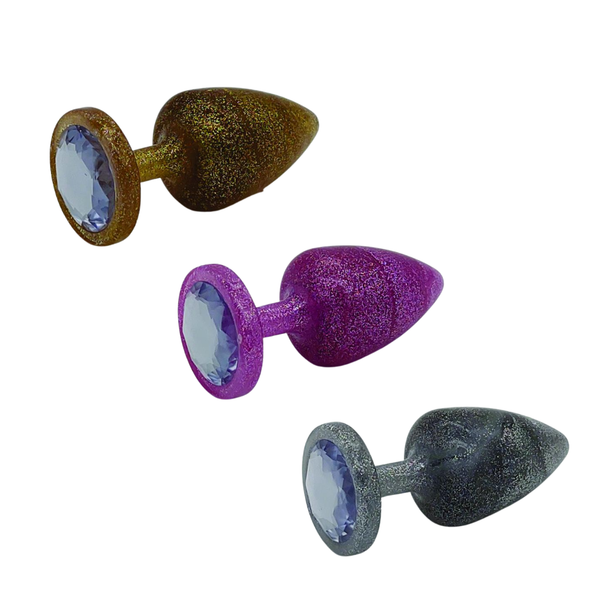 PLUG DE GLITTER TAMANHO M HARD