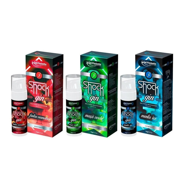 SHOCK-GIN GEL DE VIBRAÇÃO EXCITANTE 15G AIRLLES LA PIMIENTA