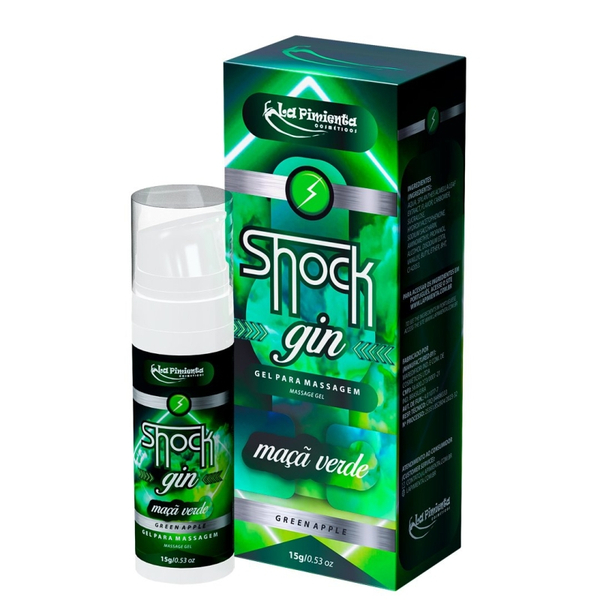 SHOCK-GIN GEL DE VIBRAÇÃO EXCITANTE 15G AIRLLES LA PIMIENTA
