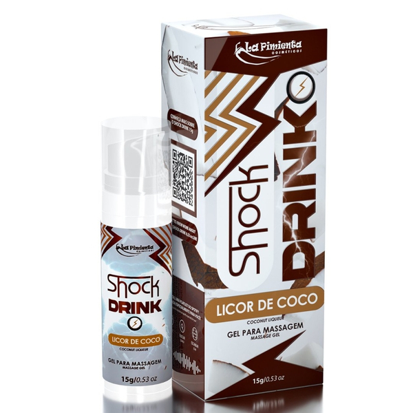 SHOCK DRINK GEL DE VIBRAÇÃO EXCITANTE 15G AIRLLES LA PIMIENTA