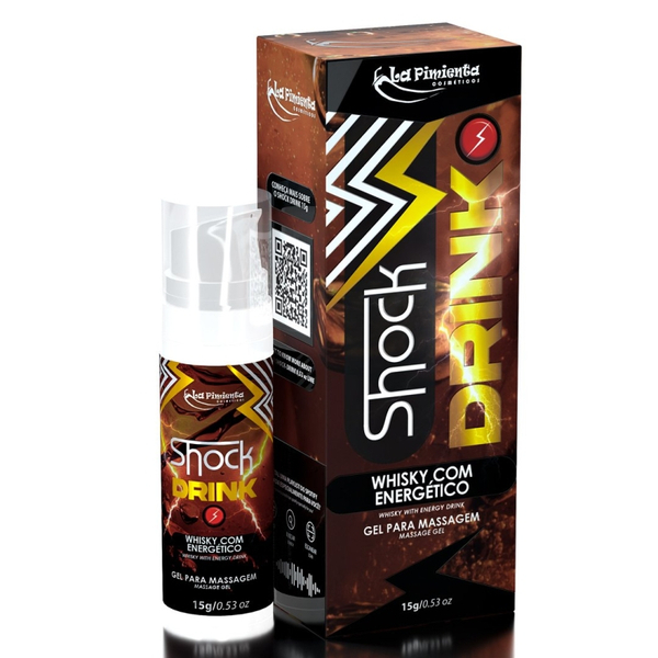 SHOCK DRINK GEL DE VIBRAÇÃO EXCITANTE 15G AIRLLES LA PIMIENTA