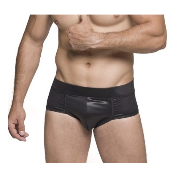 SUNGÃO CIRRE PRETO COM ELÁSTICO COURO SINTETICO SD CLOTHING