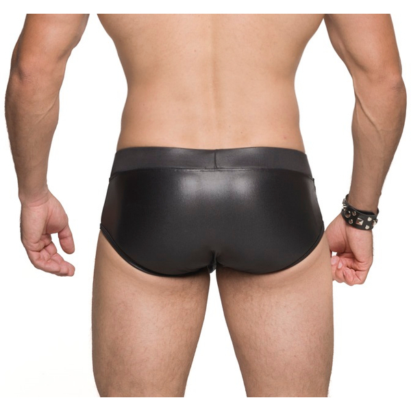 SUNGÃO CIRRE PRETO COM ELÁSTICO COURO SINTETICO SD CLOTHING