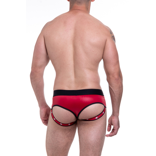 SUNGA CIRRE VERMELHO TIRAS NO BUMBUM SD CLOTHING