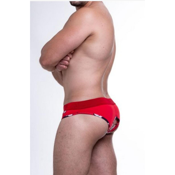 SUNGA ANAL EM SUPLEX VERMELHA SD CLOTHING